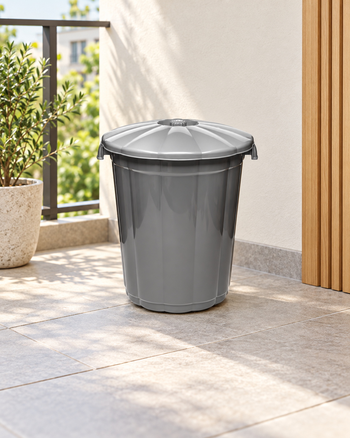 GARBAGE BIN 2 (B100-2) styled in everyday use