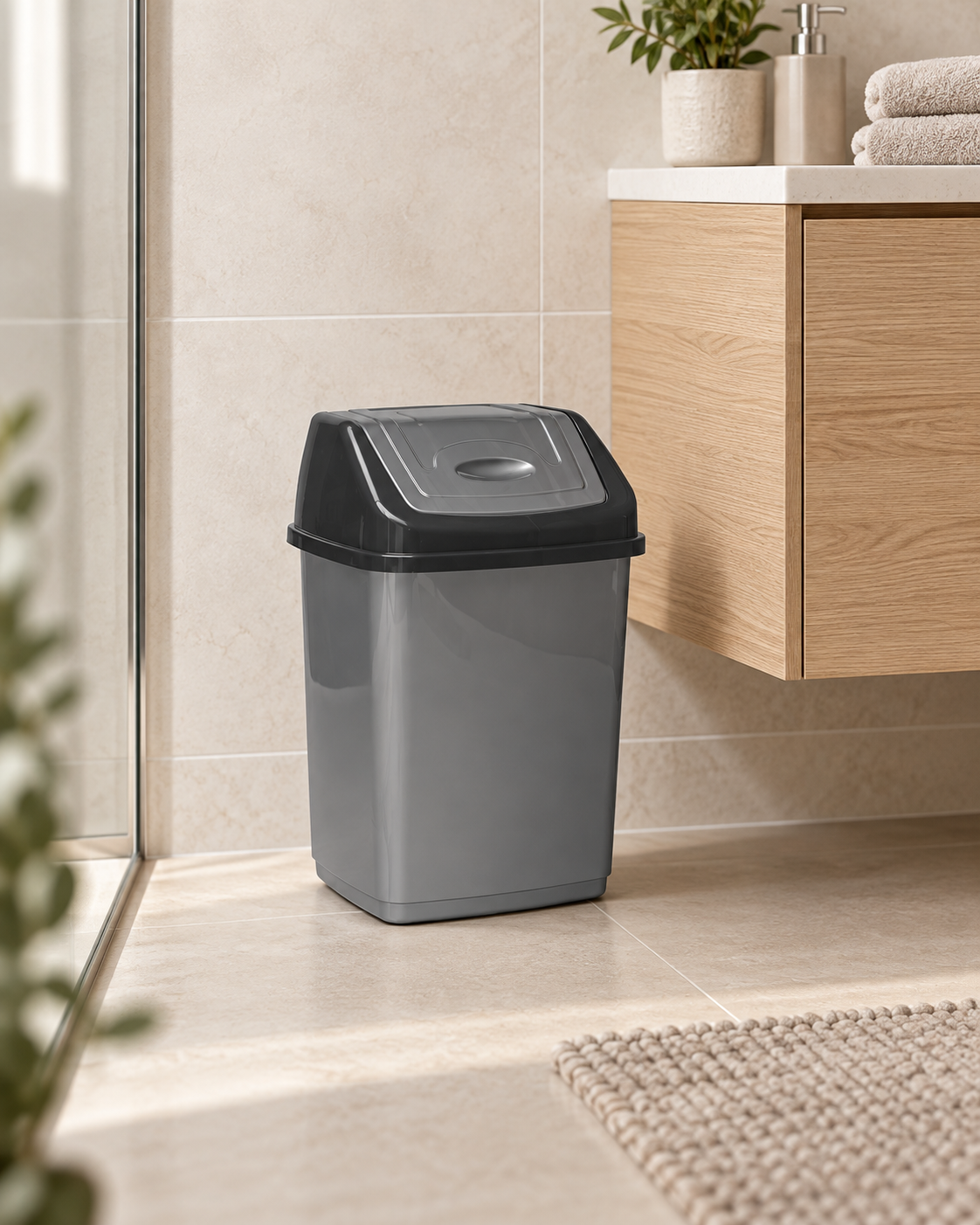 CLASSIC DUSTBIN 2 (B128-2) styled in everyday use
