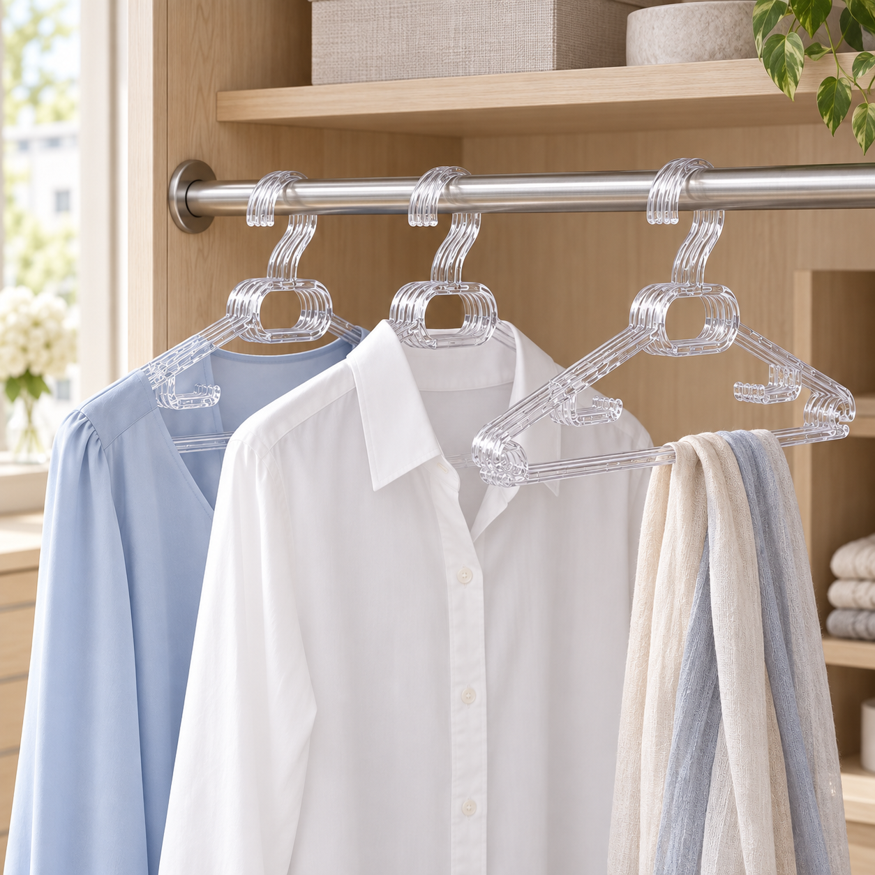 HANGER (B158-2) styled in everyday use