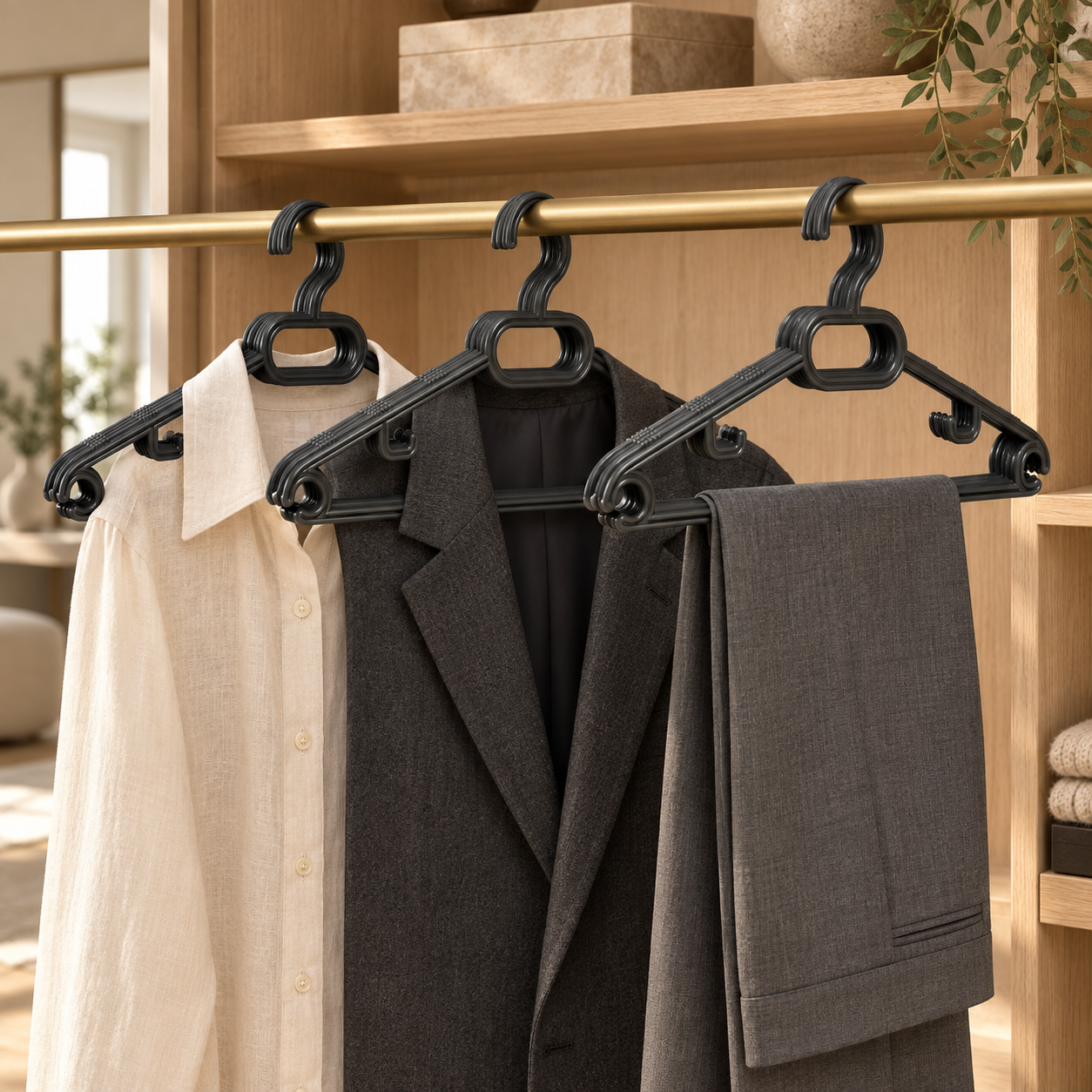 HANGER LUX (B159-1) styled in everyday use