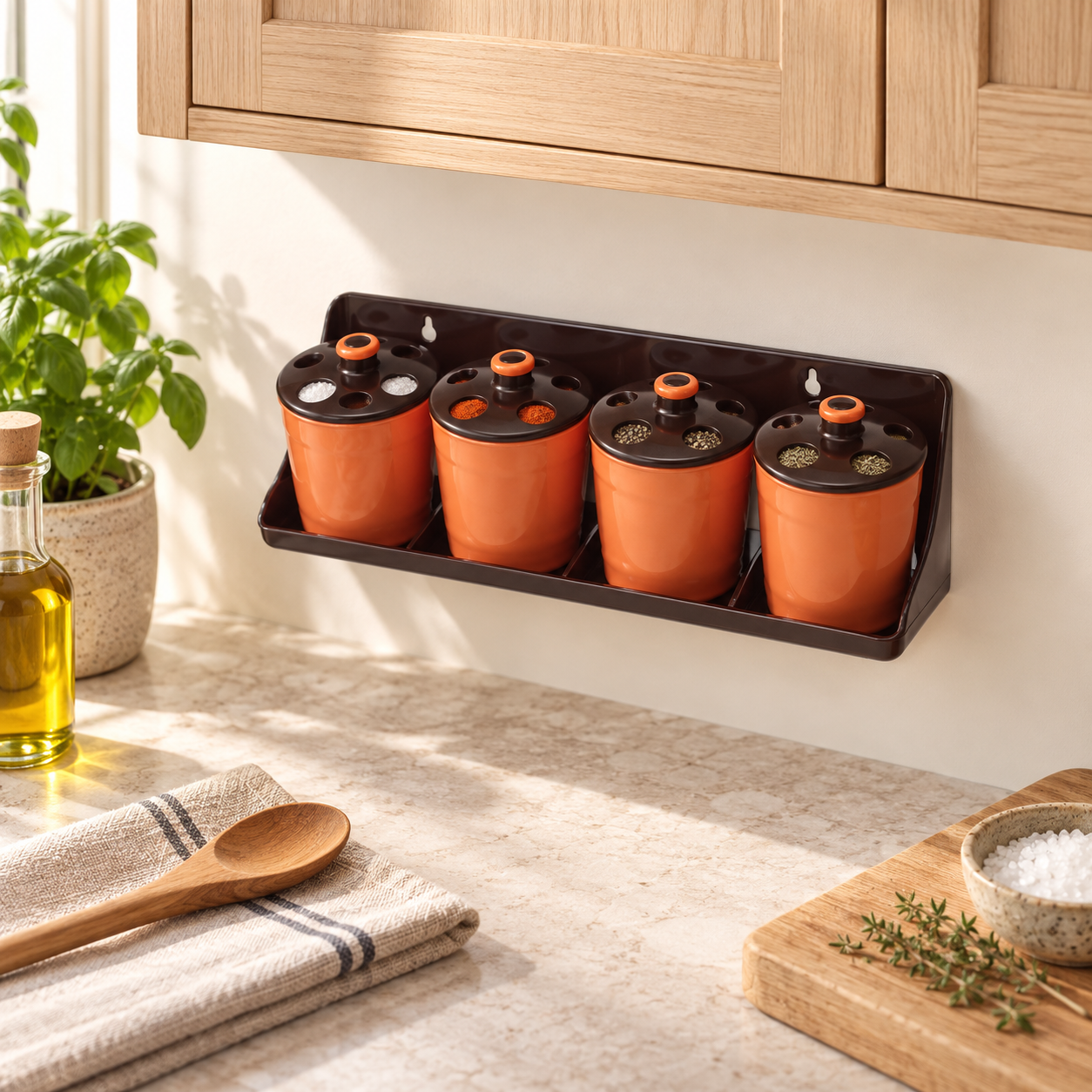 CONDIMENT ORGANISER (B174) styled in everyday use