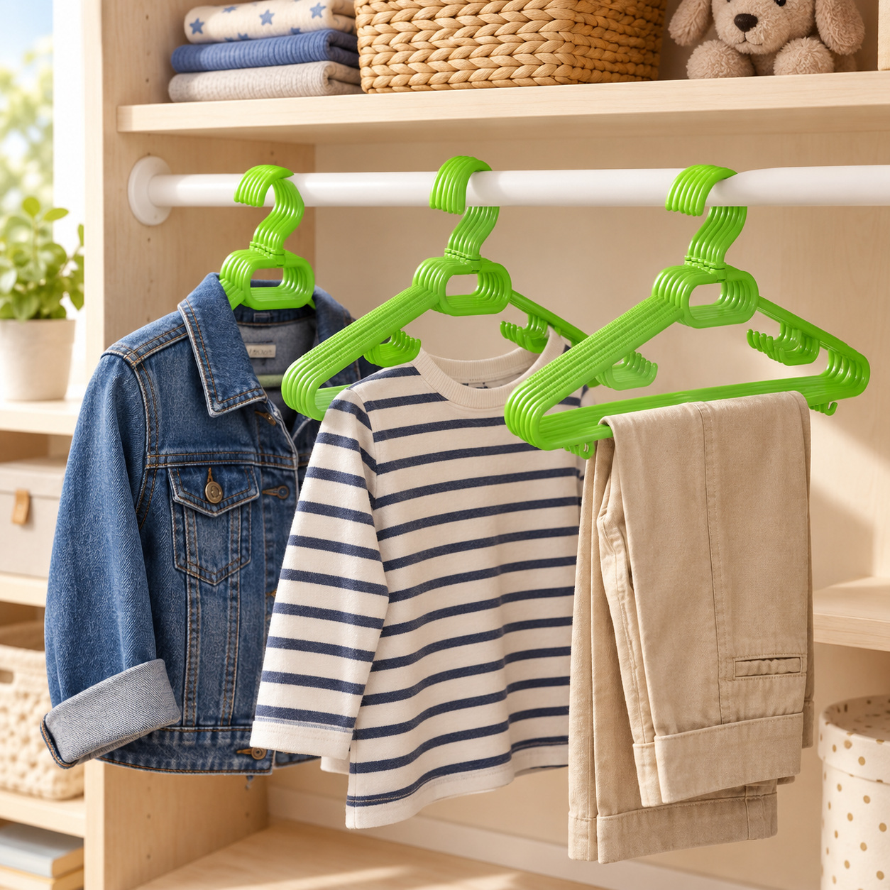 HANGER ROTATION (B193) styled in everyday use