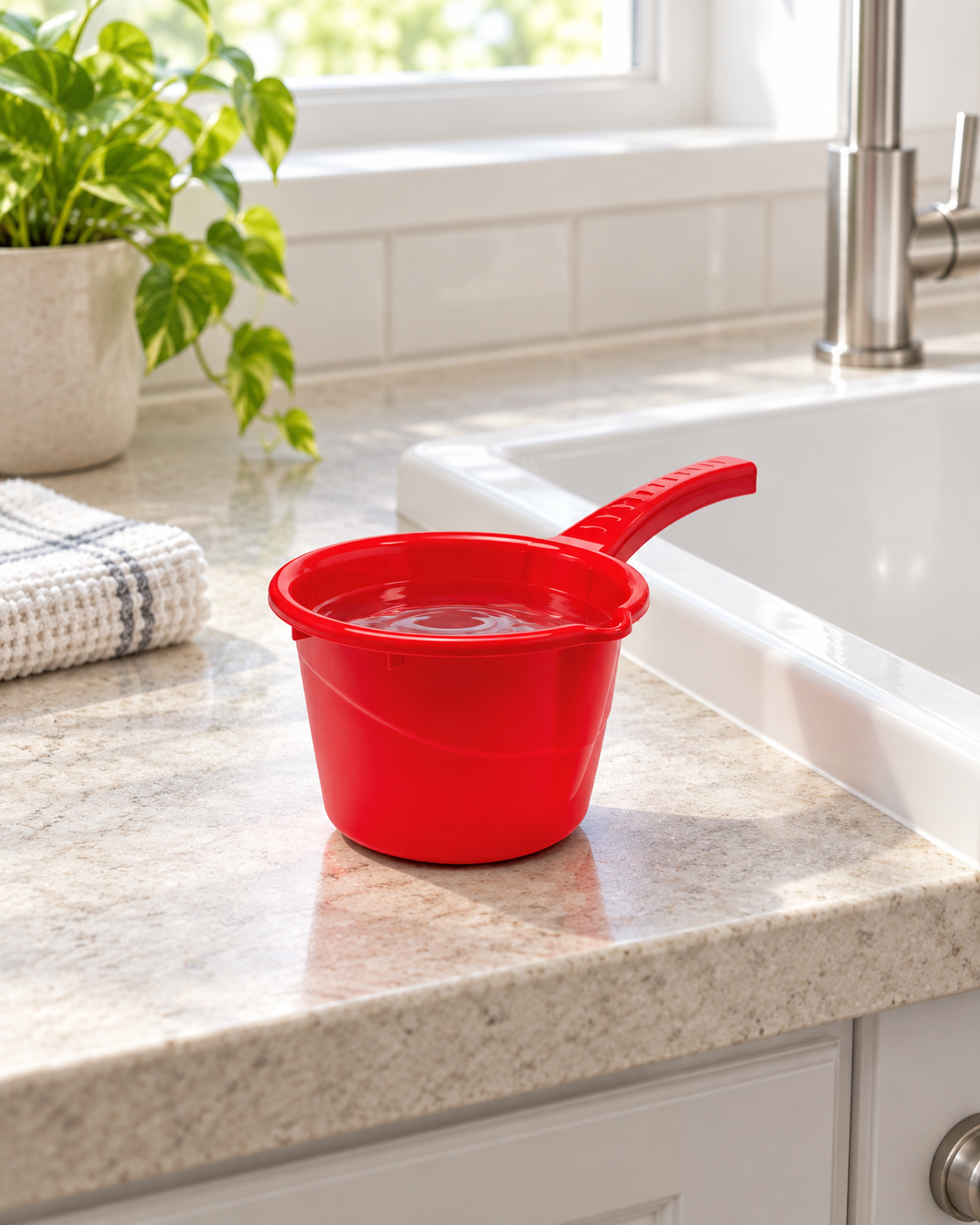 JAR WITH HANDLE (B219) styled in everyday use